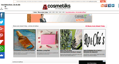 Desktop Screenshot of cosmetiks.net